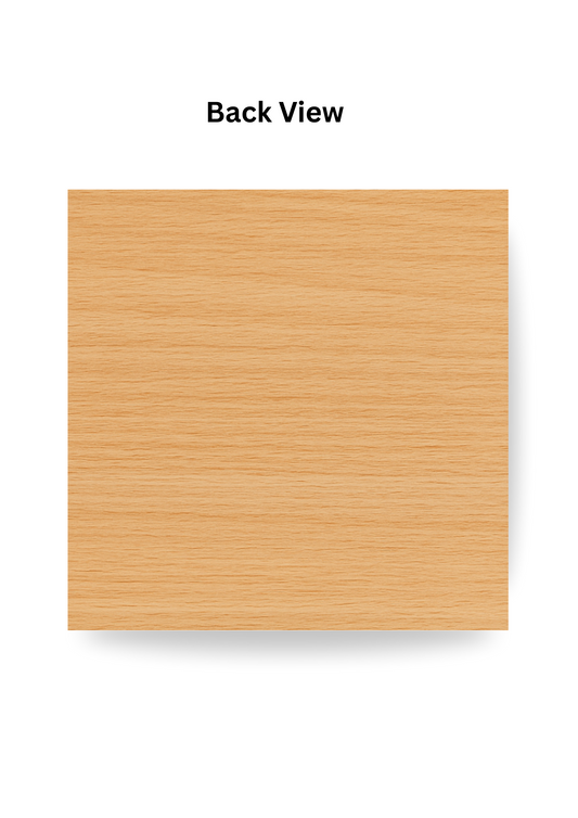 Aao Behen Chugli Karen Square Wooden Tray