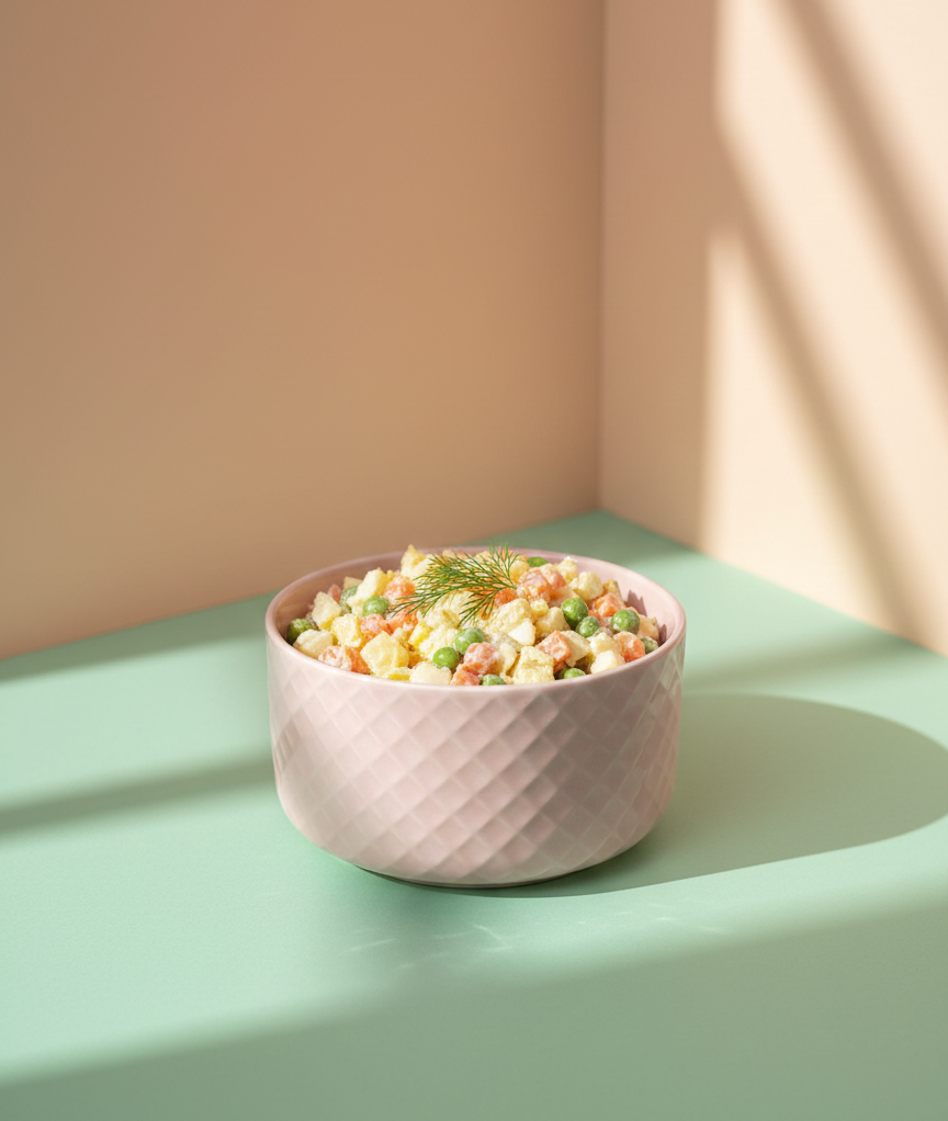 Diamond Textured Pink Ceramic Bowl