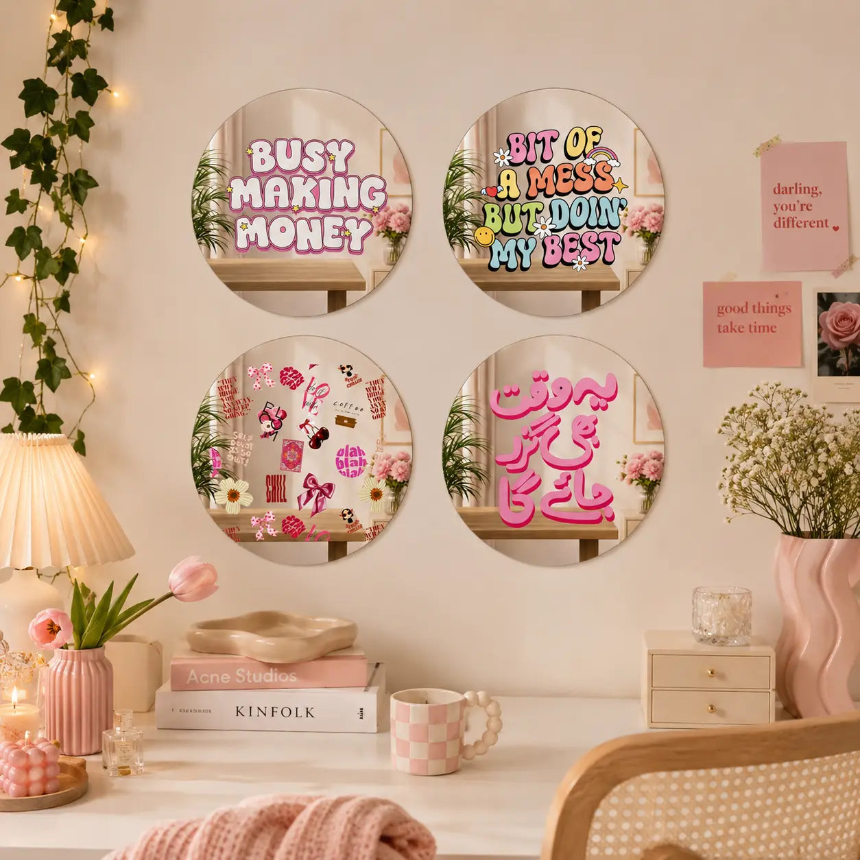 Aesthetic Printed Mirrors ⭐