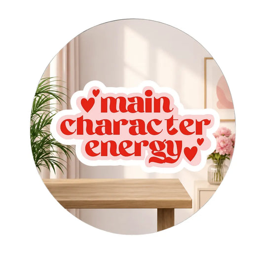 Main Character Energy Mirror Wall Decor