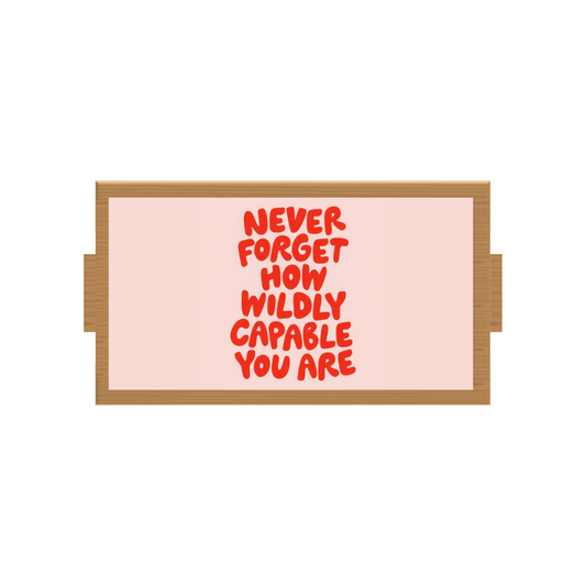 Fierce Rectangle Wooden Tray