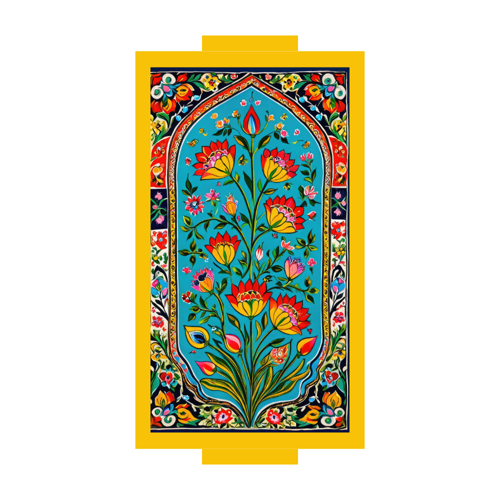 Blue Pop Rectangle Tray