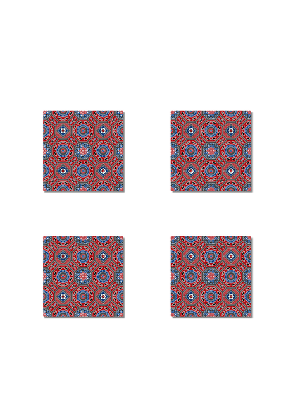 Ajrak Art Square Coasters