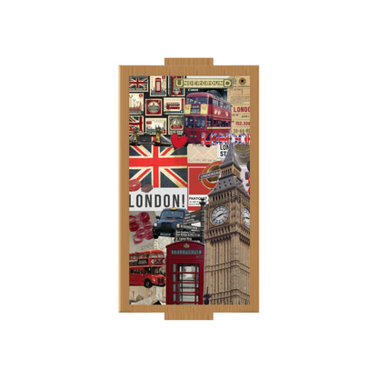 UK Art Rectangle Wooden Tray