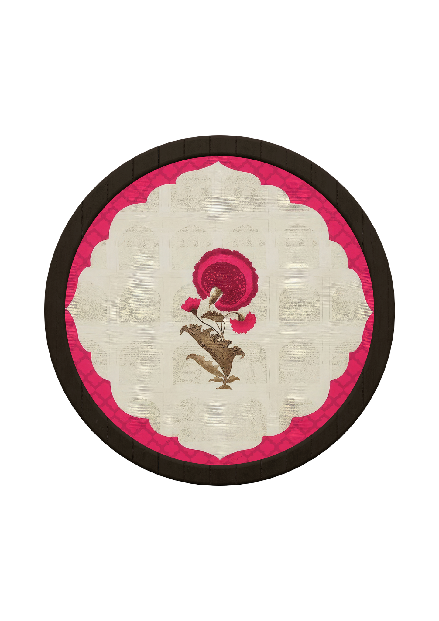 Bloom Frame Round Tray