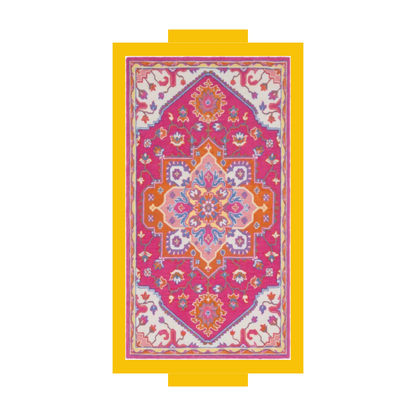 Carpet inspired Color Pop Rectangle Trays