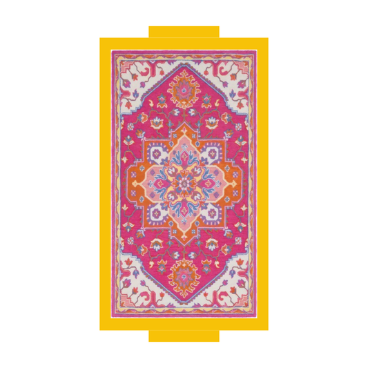 Carpet inspired Color Pop Rectangle Trays