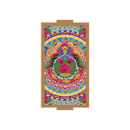 Rang-e-Riwayat Rectangle Wooden Tray