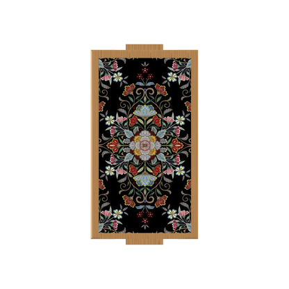 Carpet Art Rectangle Wooden Tray
