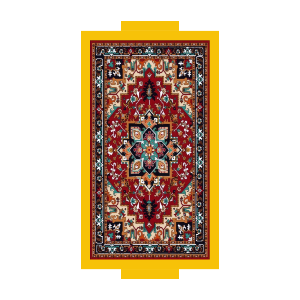 Red Pop Rectangle Tray