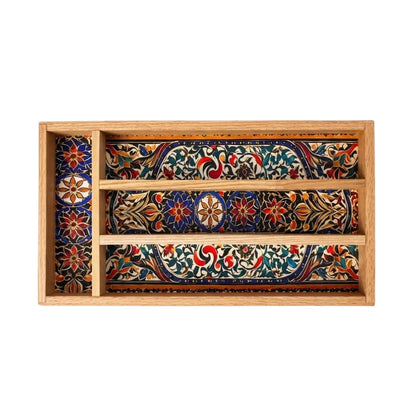 Colorful Printed Cutlery Tray