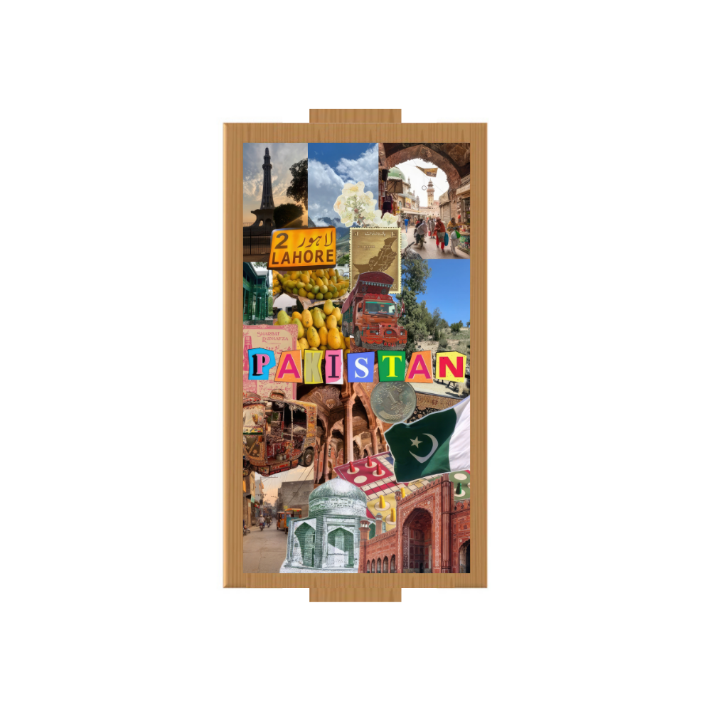 Lahore Radiance Rectangle Wooden Tray