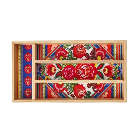 Pakistani Truck Art Inspired Printed Cutlery Tray