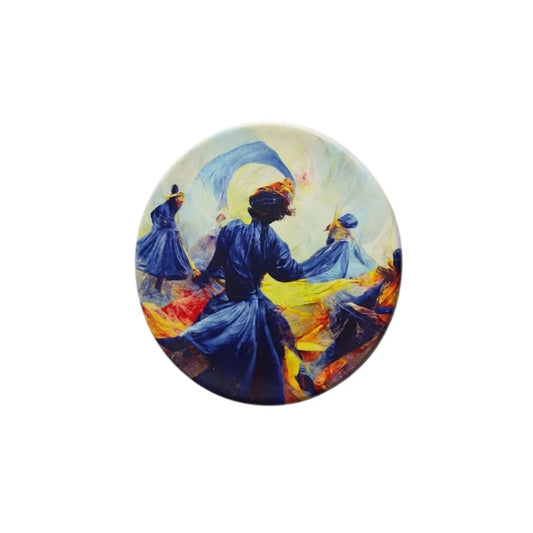 Sufi Inspired Round Hot Plate