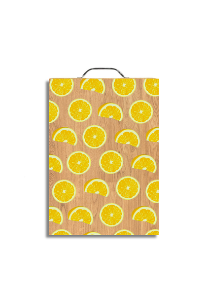 Sliced Lemon Cutting Board