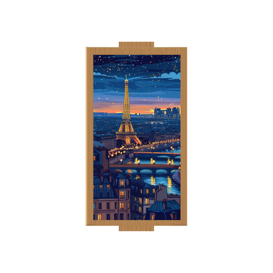 Paris Rectangle Wooden Tray