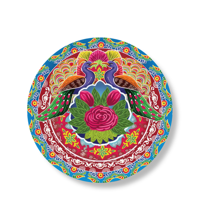 Truck Art Round Hot Plate