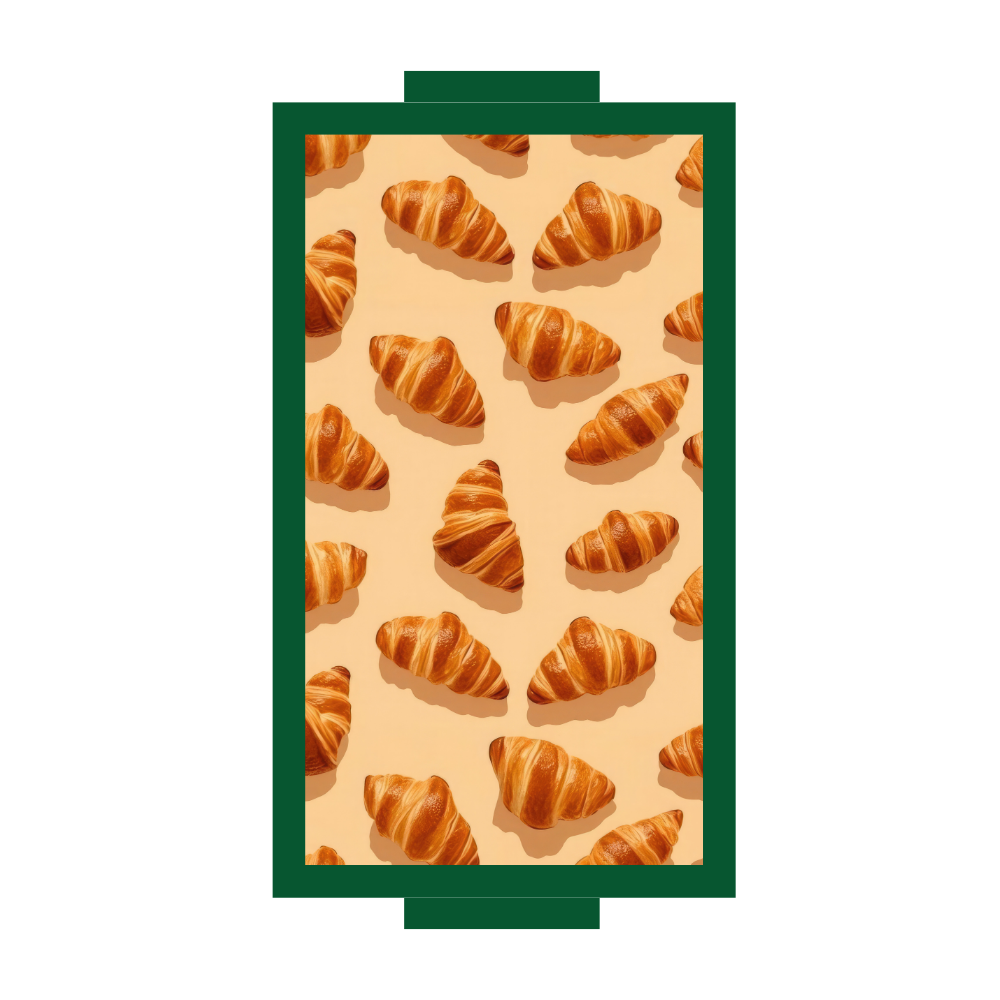 Croissant Color Pop Rectangle Trays