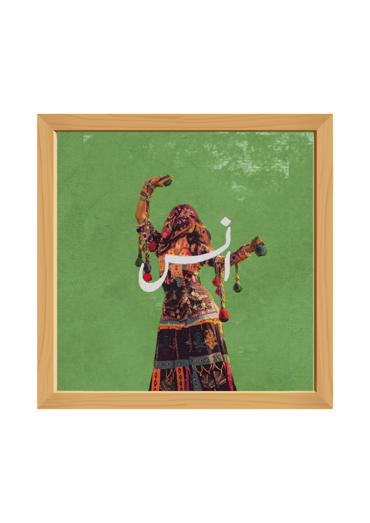 Rajasthani Art Square Wooden Tray