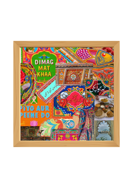 Dimag Mat Khaa Truck Art Tray