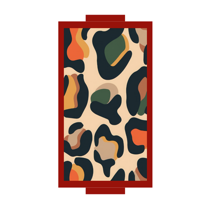 Leopard inspired Color Pop Rectangle Trays