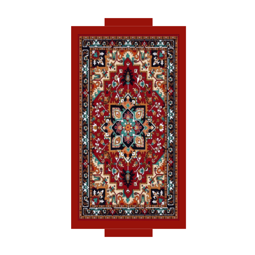 Red Pop Rectangle Tray