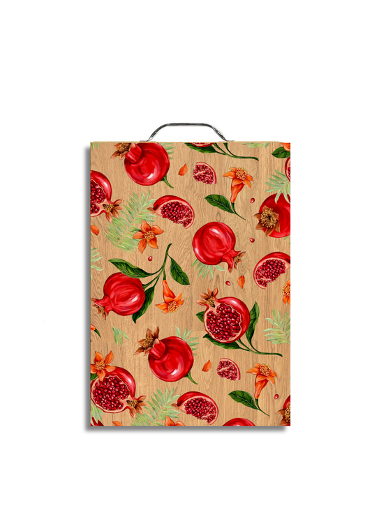 Sliced Pomegranate Cutting Board