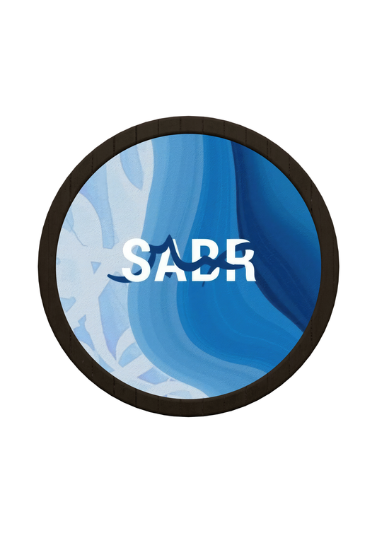 Sabr Art Round Wooden Tray