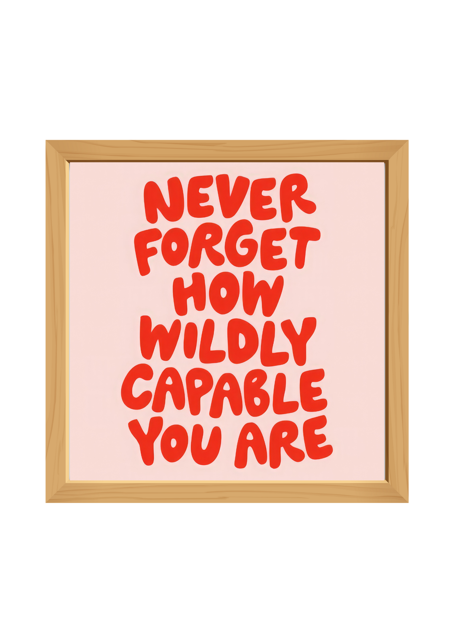 Fierce Square Wooden Tray