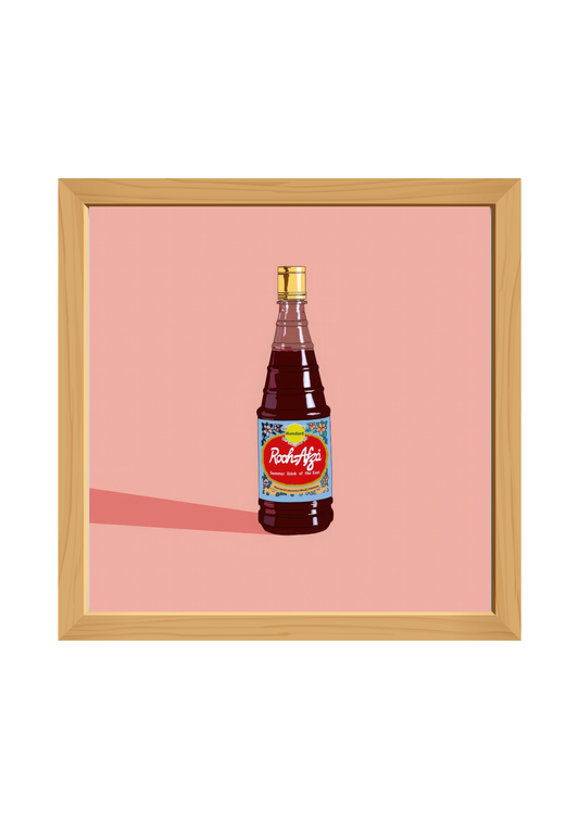 RoohAfza Square Wooden Tray