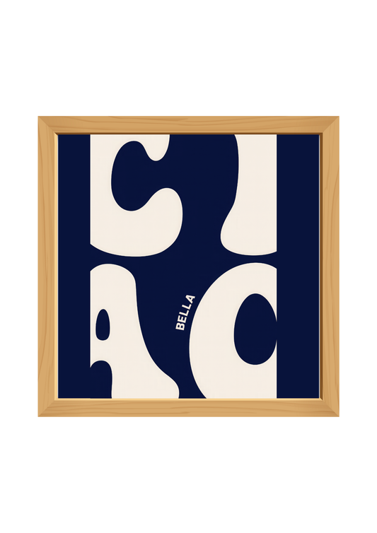 Bella Ciao Square Wooden Tray