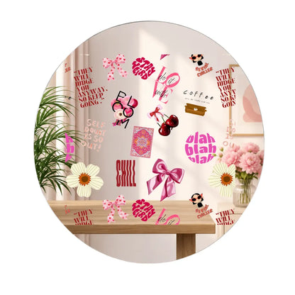 Girly Pop Mirror Wall Decor