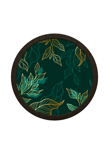 Decorative Round Wooden Tray