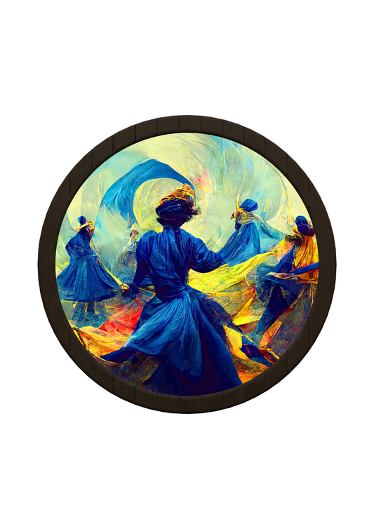 Dance Of The Soul Wooden Tray