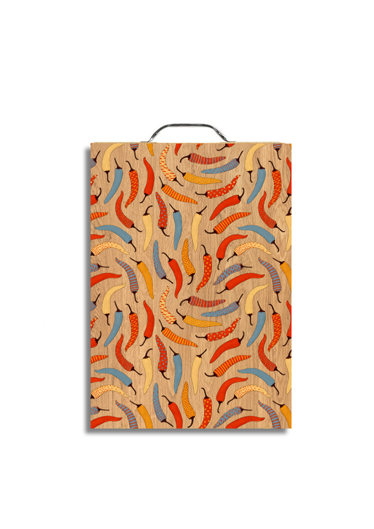 Hot Pepper Cutting Board