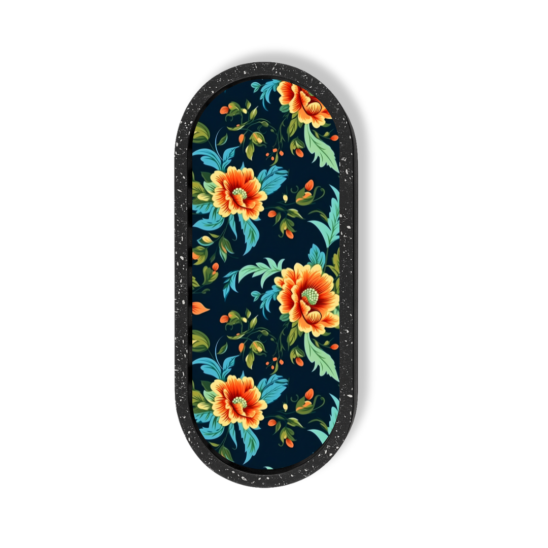 Fragrance of Petals Marble Wooden Tray