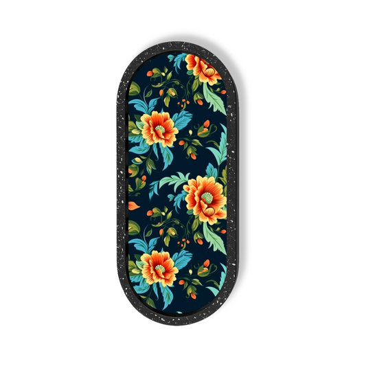 Fragrance of Petals Marble Wooden Tray