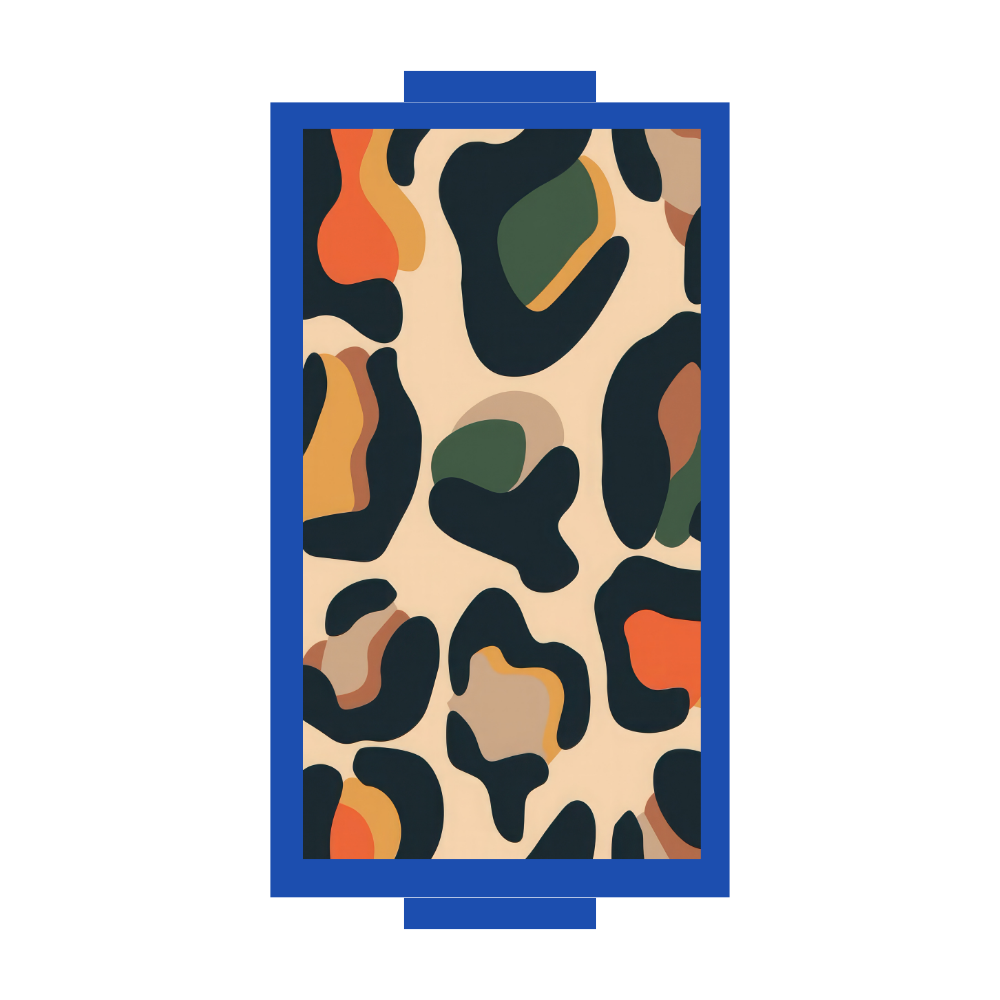 Leopard inspired Color Pop Rectangle Trays