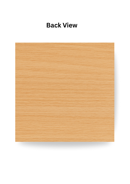 Aao Behen Chugli Karen Square Wooden Tray