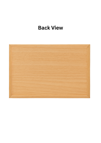 Floral Rectangle Wooden Tray