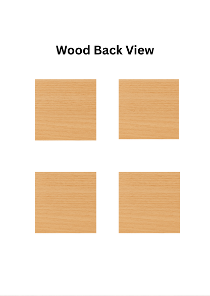 Floral Square Coasters