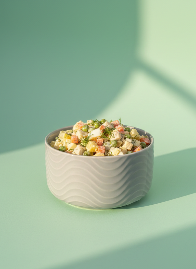Grey Ceramic Bowl with Wave Design