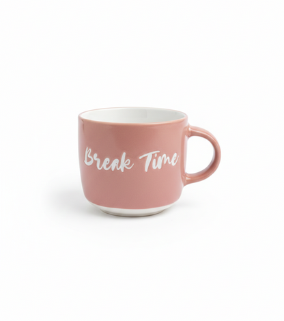 Nude Pink Ceramic Mug - Break Time