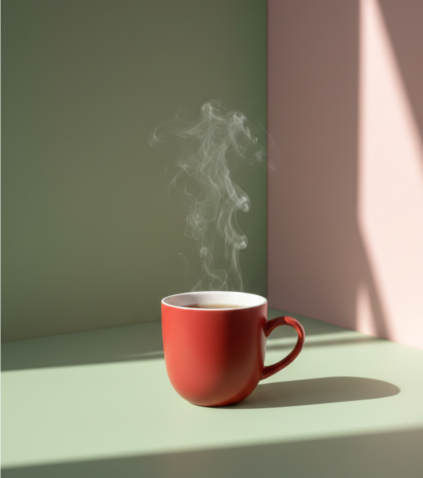 Dark rust Orange Ceramic Mug