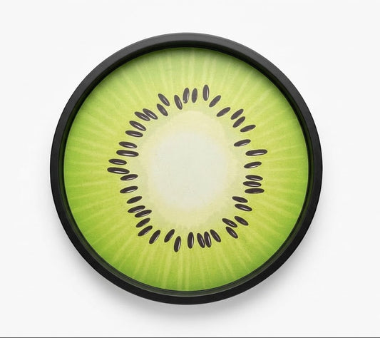 Kiwi Printed Pop Round Wooden Tray
